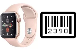 Come vedere il numero di serie su Apple Watch Series 5 Aluminum