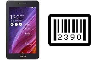 Come vedere il numero di serie su Asus Fonepad 7 FE171CG