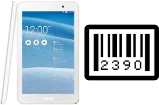 Come vedere il numero di serie su Asus Memo Pad 7 ME176C