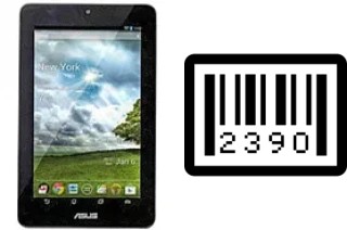 Come vedere il numero di serie su Asus Memo Pad ME172V