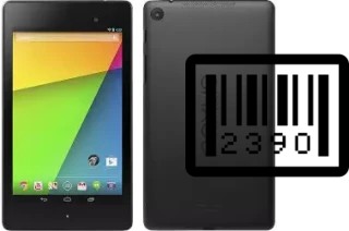 Come vedere il numero di serie su Asus Google Nexus 7 (2013)