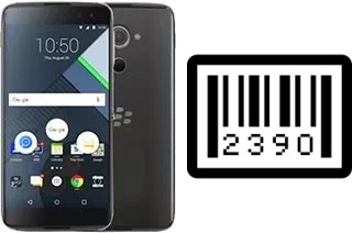 Come vedere il numero di serie su BlackBerry DTEK60