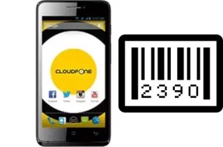 Come vedere il numero di serie su CloudFone Excite 451TV