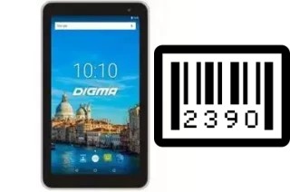 Come vedere il numero di serie su Digma Optima 7017N 3G