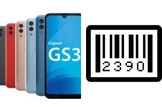 Come vedere il numero di serie su Gigaset GS3