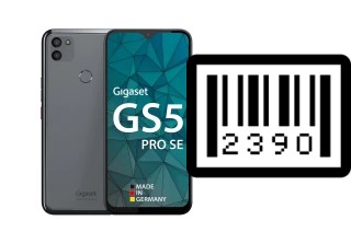 Come vedere il numero di serie su Gigaset GS5 PRO SE