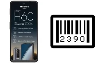 Come vedere il numero di serie su HiSense H60 Zoom