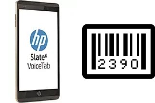 Come vedere il numero di serie su HP Slate6 VoiceTab