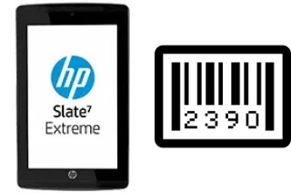 Come vedere il numero di serie su HP Slate7 Extreme