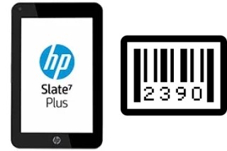 Come vedere il numero di serie su HP Slate7 Plus