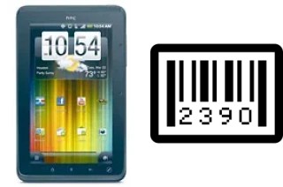 Come vedere il numero di serie su HTC EVO View 4G