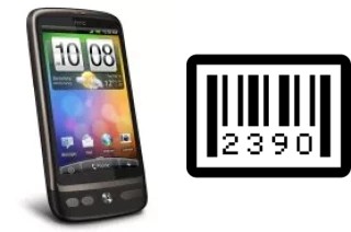 Come vedere il numero di serie su HTC Desire