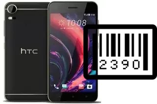 Come vedere il numero di serie su HTC Desire 10 Compact