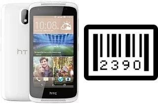 Come vedere il numero di serie su HTC Desire 326G dual sim