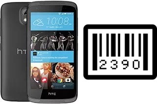 Come vedere il numero di serie su HTC Desire 526