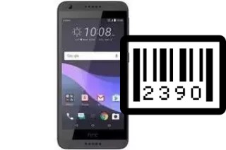 Come vedere il numero di serie su HTC Desire 555