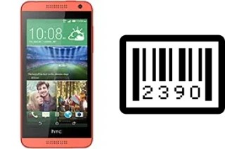 Come vedere il numero di serie su HTC Desire 610