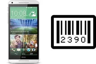 Come vedere il numero di serie su HTC Desire 816G dual sim