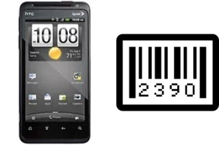 Come vedere il numero di serie su HTC EVO Design 4G