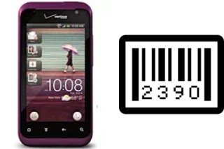 Come vedere il numero di serie su HTC Rhyme CDMA