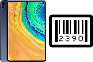 Come vedere il numero di serie su Huawei MatePad Pro