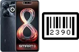 Come vedere il numero di serie su Infinix Smart 8 (India)