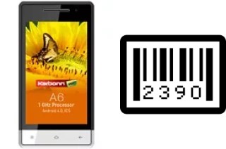 Come vedere il numero di serie su Karbonn A6