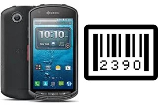 Come vedere il numero di serie su Kyocera DuraForce