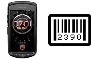 Come vedere il numero di serie su Kyocera Torque KC-S701