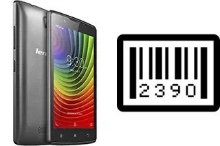 Come vedere il numero di serie su Lenovo A2010