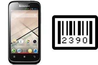 Come vedere il numero di serie su Lenovo A369i