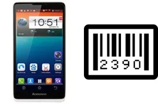 Come vedere il numero di serie su Lenovo A889