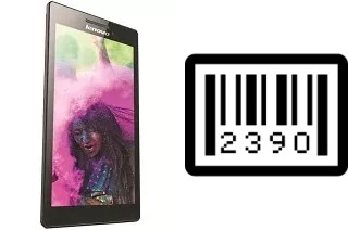 Come vedere il numero di serie su Lenovo Tab 2 A7-10