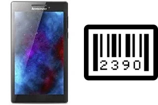 Come vedere il numero di serie su Lenovo Tab 2 A7-30