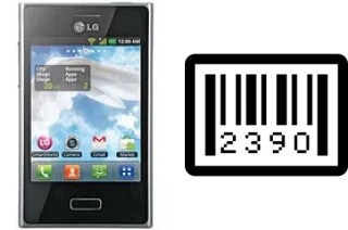 Come vedere il numero di serie su LG Optimus L3 E400