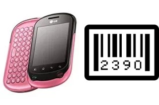 Come vedere il numero di serie su LG Optimus Chat C550