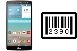 Come vedere il numero di serie su LG G Vista (CDMA)