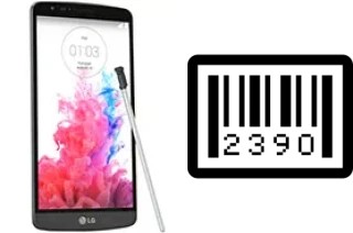 Come vedere il numero di serie su LG G3 Stylus