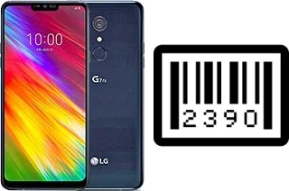 Come vedere il numero di serie su LG G7 Fit