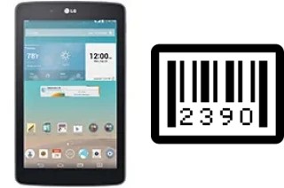 Come vedere il numero di serie su LG G Pad 7.0 LTE