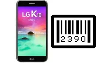 Come vedere il numero di serie su LG K10 Novo