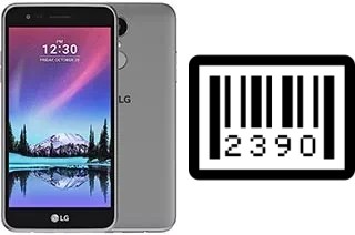 Come vedere il numero di serie su LG K4 (2017)