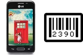 Come vedere il numero di serie su LG L40 D160