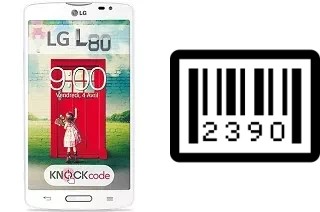 Come vedere il numero di serie su LG L80