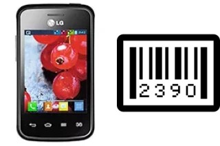 Come vedere il numero di serie su LG Optimus L1 II Tri E475