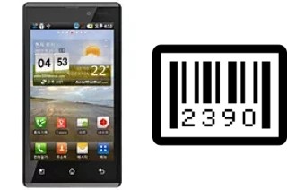 Come vedere il numero di serie su LG Optimus EX SU880