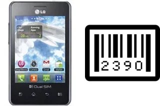 Come vedere il numero di serie su LG Optimus L3 E405