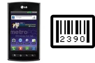 Come vedere il numero di serie su LG Optimus M+ MS695