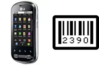 Come vedere il numero di serie su LG Optimus Me P350