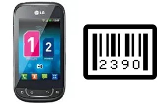 Come vedere il numero di serie su LG Optimus Net Dual